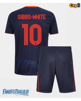 Nottingham Forest Morgan Gibbs-White #10 Echipament de Fotbal Replică 2025-26 Copii Treilea (+ Șorturi)